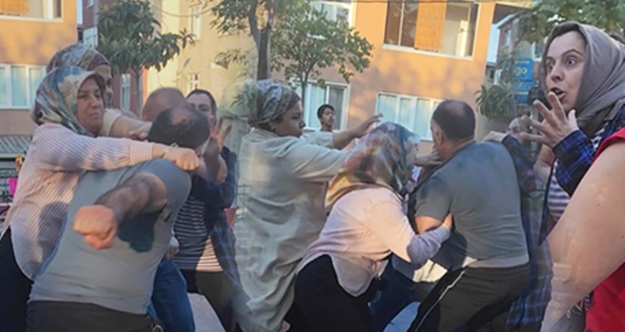 İstanbul'un göbeğinde "Kızıma sen mi vurdun?" kavgası