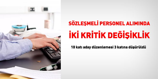 GSB ve Devlet Arşivlerinin sözleşmeli personel alımında iki önemli değişiklik
