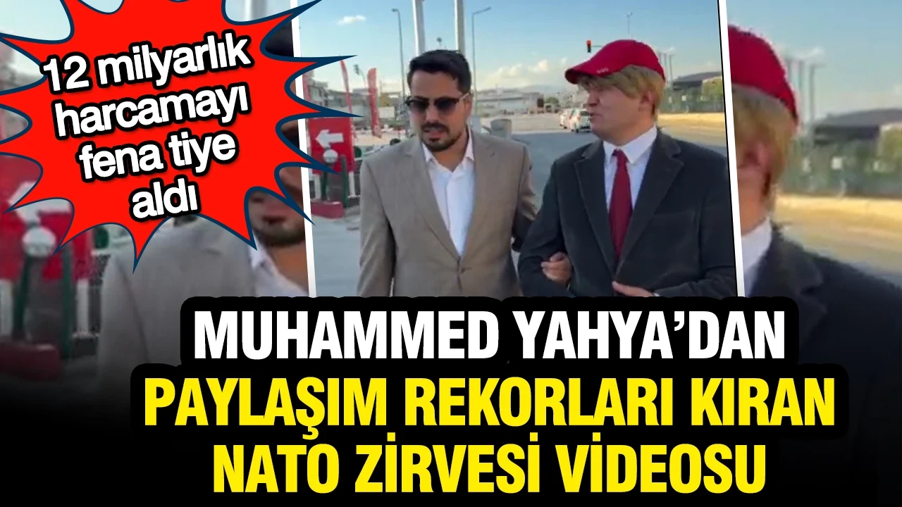 Muhammed Yahya'nın NATO zirvesinde Erdoğan-Trump mizanseni paylaşım rekorları krıyor