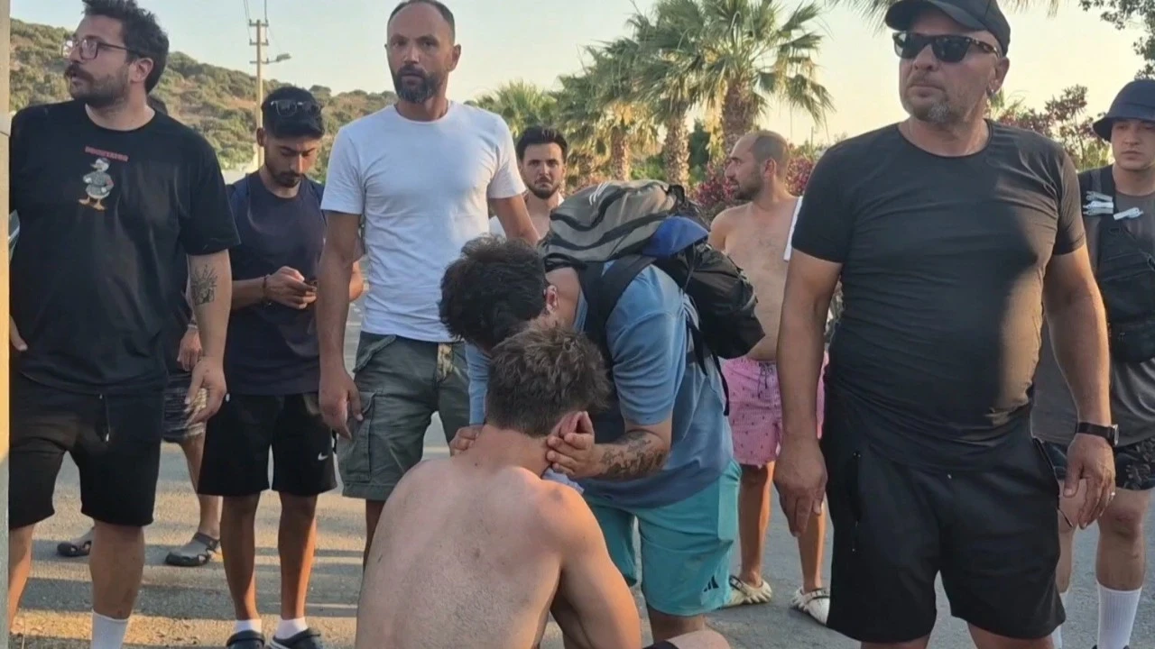 Bodrum'da dehşet! Dizi seti ile market çalışanları arasında kavga! Boğazından bıçakladı