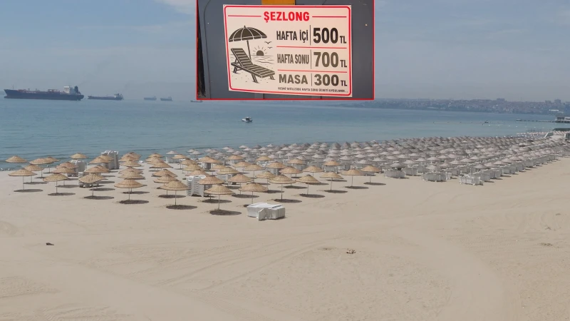 İstanbul'da plajlar sezona hazır: Giriş ücreti 2 bin lira olan var