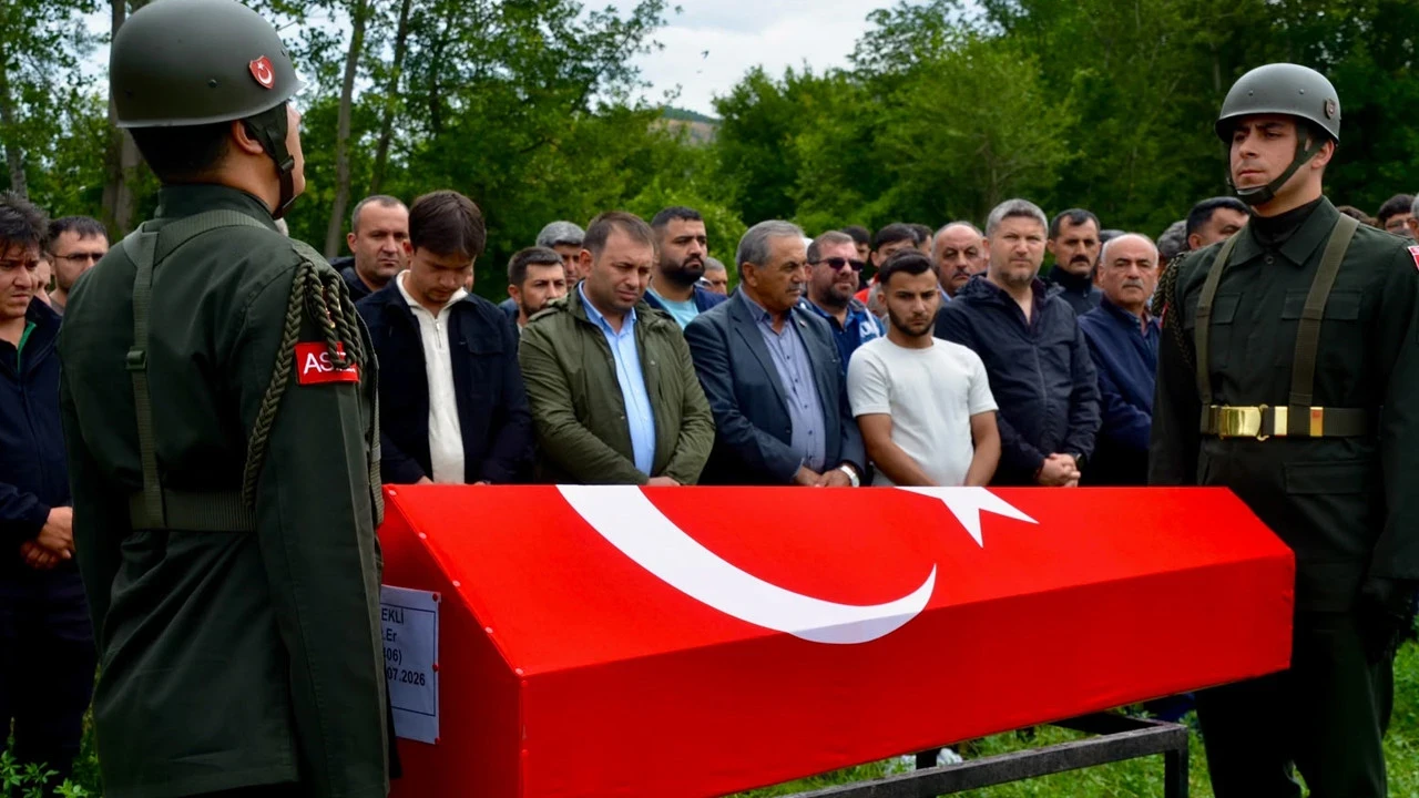 Kastamonu'dan acı veda: Askeri törenle son yolculuğuna uğurlandı