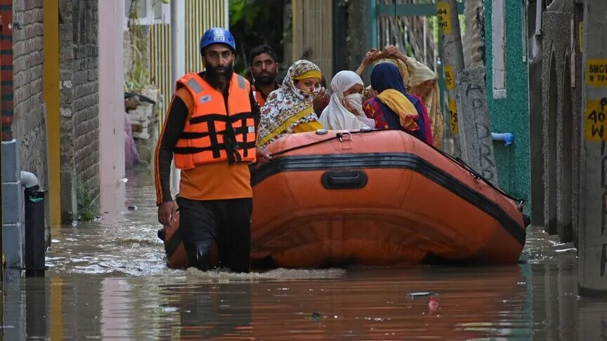 Cammu Keşmir'de şiddetli yağışların yol açtığı afet ve kazalarda ölenlerin sayısı 26'ya yükseldi