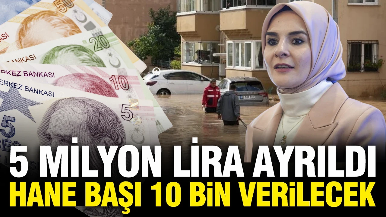 Bakan açıkladı: 5 milyon lira kaynak ayrıldı, hane başı 10 bin lira ödenecek