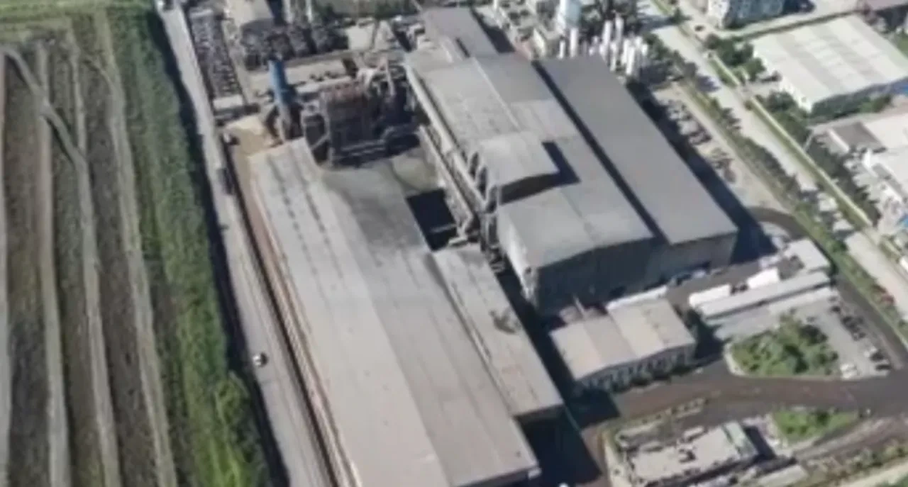 Samsun'daki 3 işçinin öldüğü fabrikan havadan görüntülendi