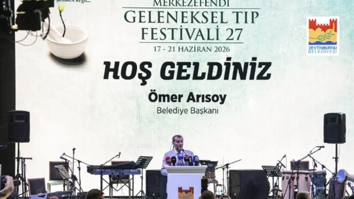 Zeytinburnu'nda 27. Merkezefendi Geleneksel Tıp Festivali renkli başladı