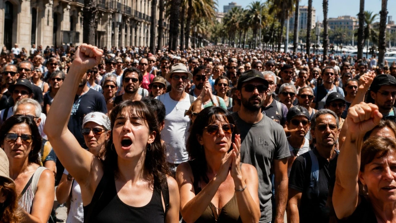 İspanyollar ayaklandı: Turist istiyoruz ama böyle değil