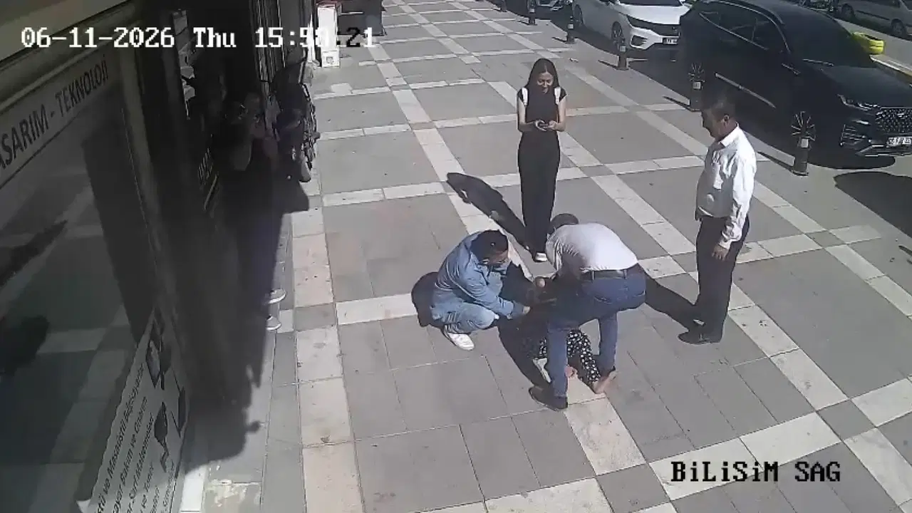 12 yaşındaki çocuk 2'nci kattan düştü: O anlar kamerada