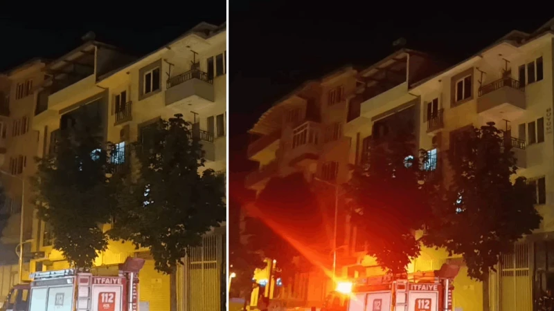 Malatya’da apartman çatısında göçük