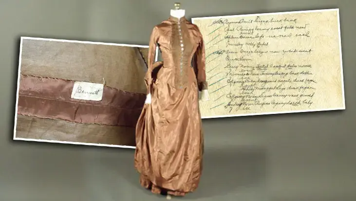 130 yıllık gizem çözüldü! İşte ipek elbiseden çıkan şifreli notların sırrı