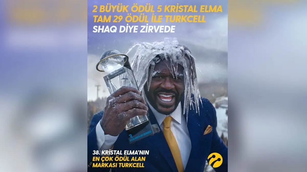 Turkcell'e Kristal Elma'dan toplam 29 ödül