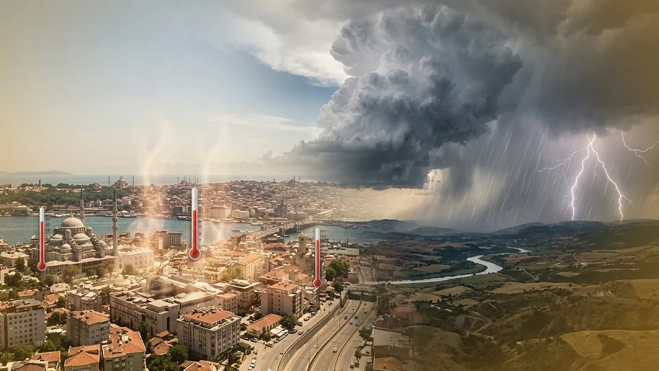 Meteoroloji Hava Durumu: İstanbul'da sıcaklık 30 dereceyi aşarken 5 bölgede sağanak başlıyor | Gündem Haberleri