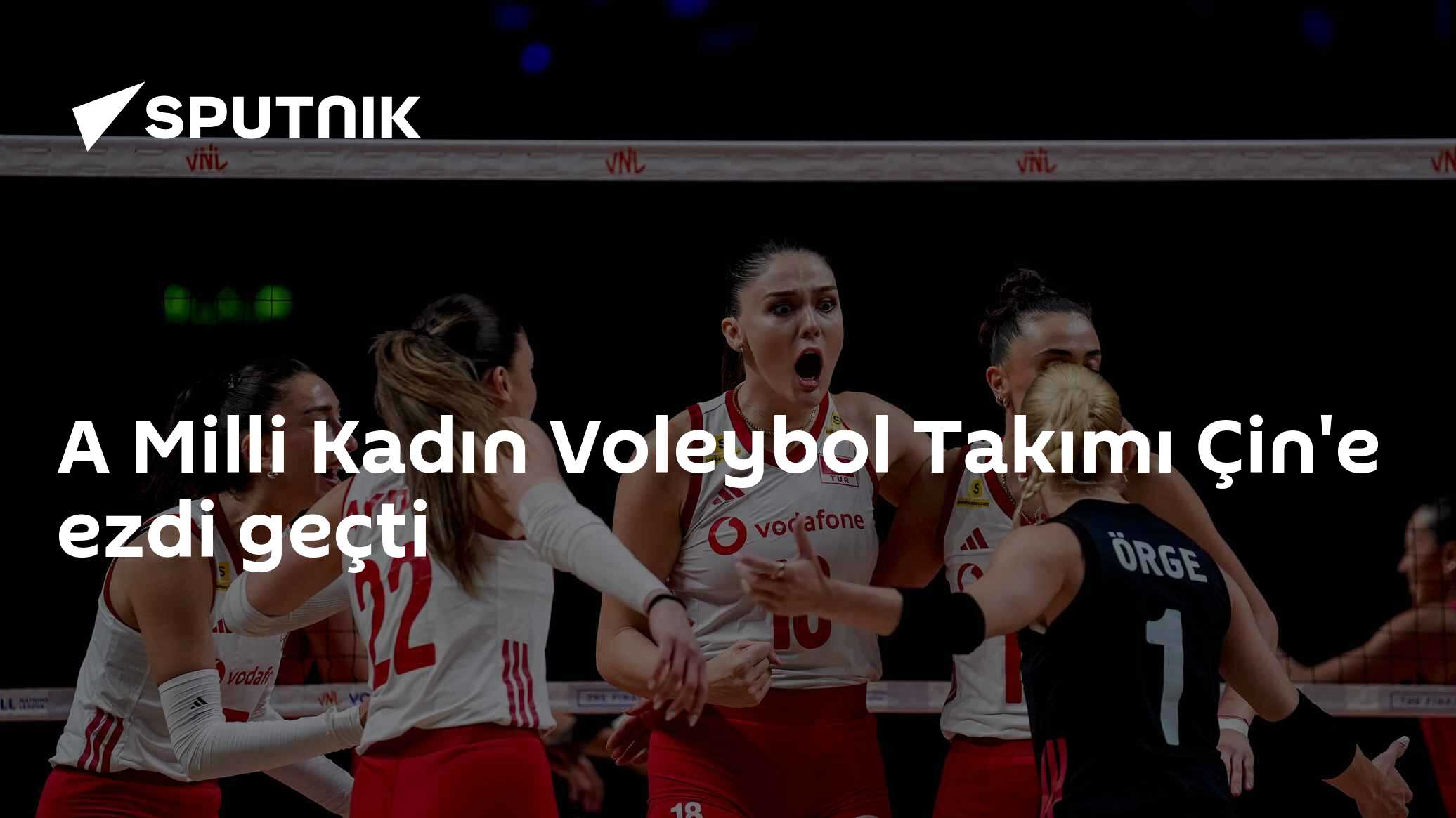 A Milli Kadın Voleybol Takımı Çin'e ezdi geçti