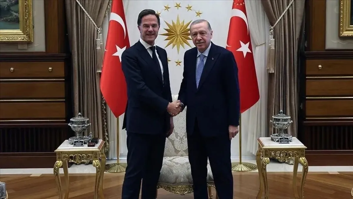 Başkan Erdoğan, NATO Genel Sekreteri Rutte ile görüşüyor