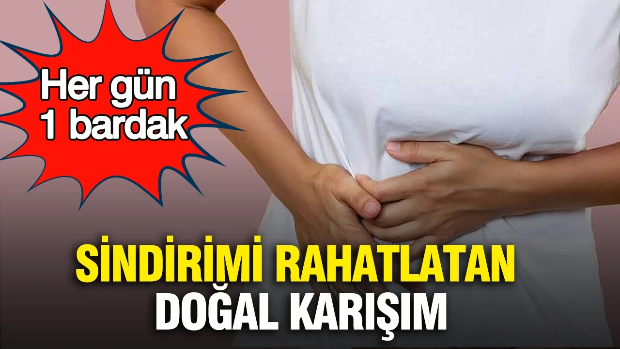 Her gün 1 bardak: Sindirimi rahatlatan doğal karışım