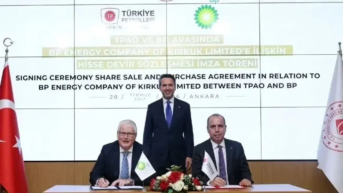 TPAO, BP'nin Kerkük merkezli şirketinin yüzde 15 hissesini satın aldı