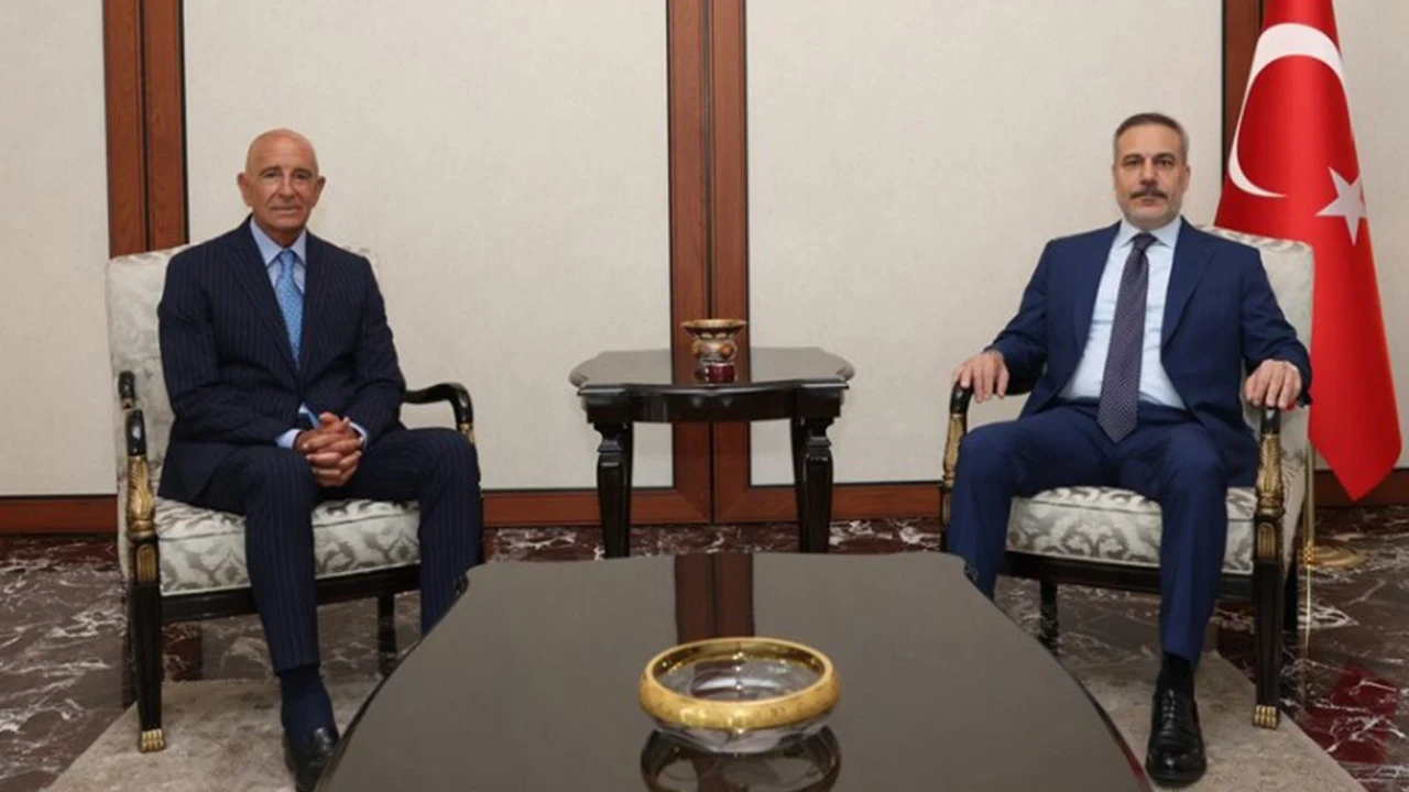 Dışişleri Bakanı Fidan, ABD'nin Ankara Büyükelçisi Barrack'ı kabul etti