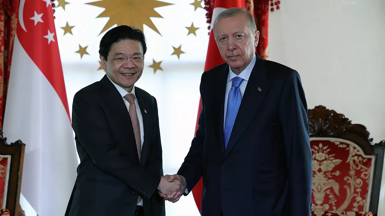 Cumhurbaşkanı Erdoğan, Singapur Başbakanı Wong'u kabul etti! İş birliği vurgusu