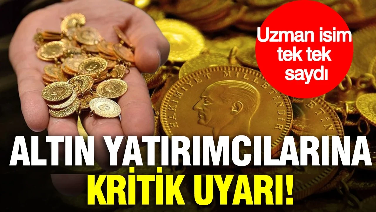 Altın yatırımcısına kritik uyarı: 'Bu seviye kırılırsa satış hızlanabilir'