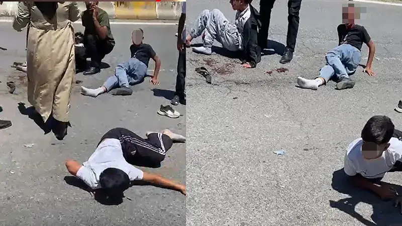 Otomobille bisikletli çocuklara çarpıp kaçtı; 3 yaralı