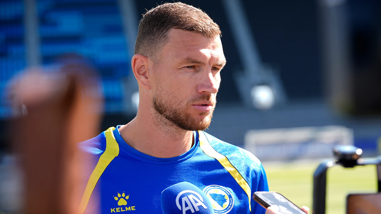 Edin Dzeko, ABD'yi favori gösterdi: "Bizim de kalitemiz var! Buraya şans eseri gelmedik"