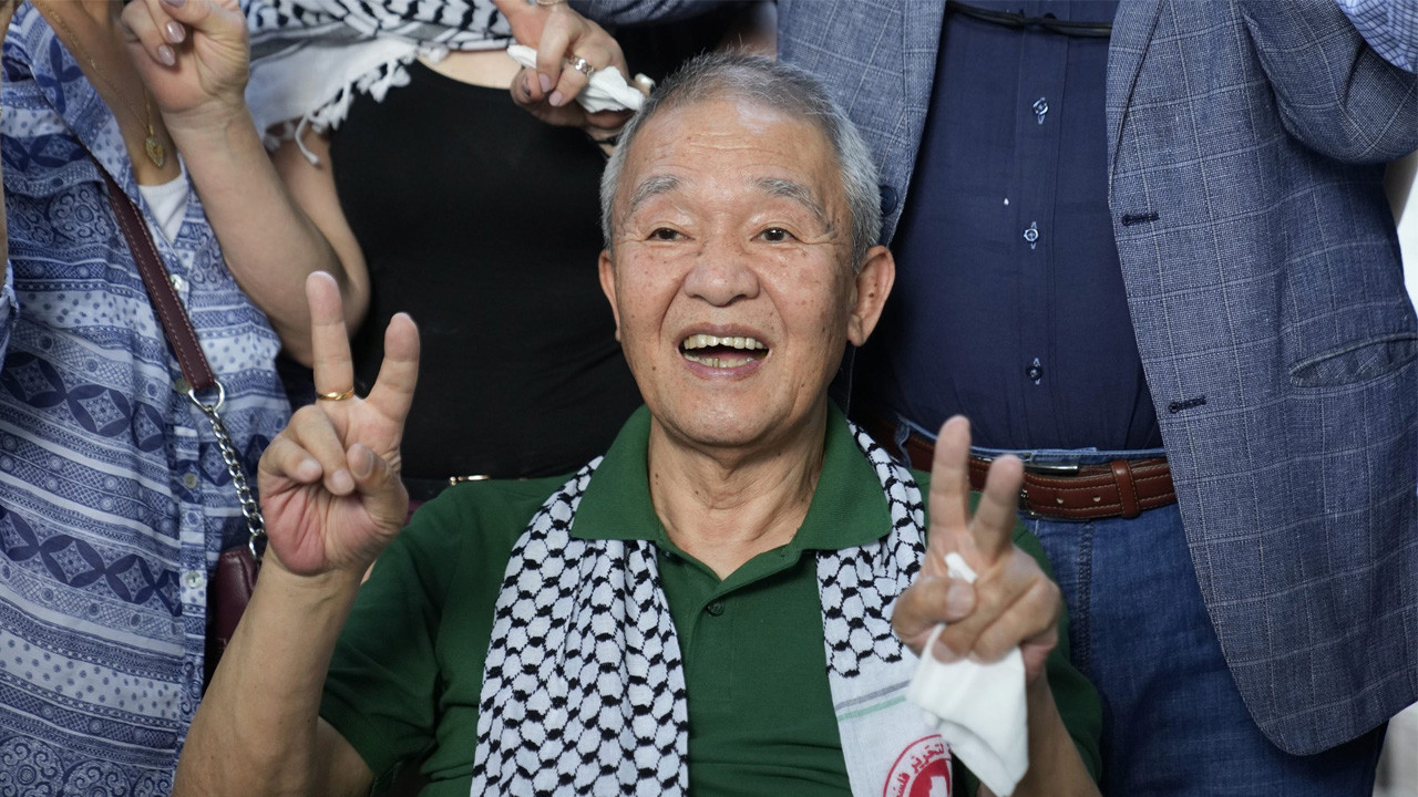 Japonya'dan Filistin'e destek vermek için gelmişti! Hizbullah'tan Okamoto mesajı
