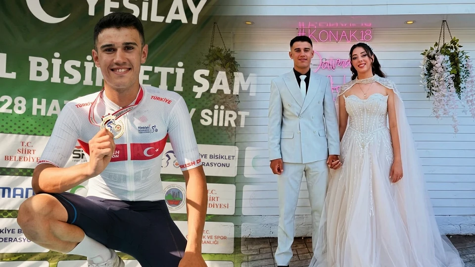 Muğlalı bisikletçi Samet Bulut: Bursa'daki düğününden hemen sonra birinci oldu | Spor Haberleri