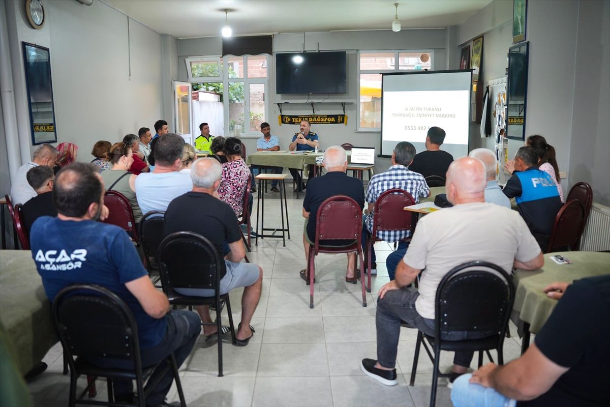Tekirdağ Emniyet Müdürü Turanlı Roman vatandaşlarla bir araya geldi