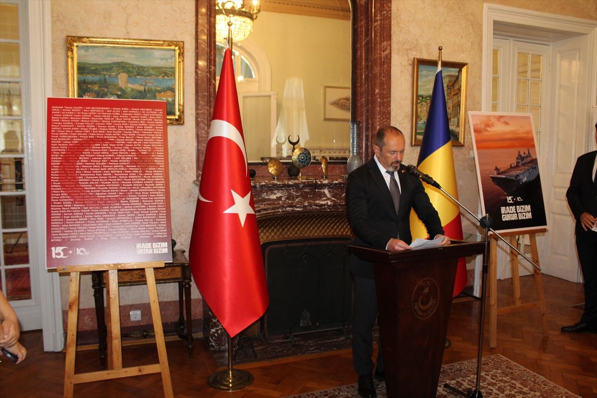 Romanya'da 15 Temmuz Demokrasi ve Milli Birlik Günü anma etkinliği yapıldı
