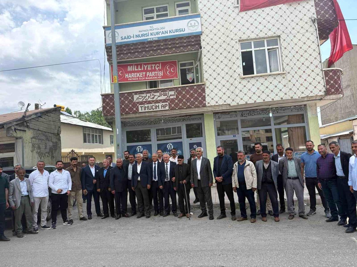 Şahin Yaman, MHP Patnos İlçe Başkanı Seçildi