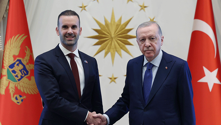 Ankara'da diplomasi sürüyor! Cumhurbaşkanı Erdoğan, Karadağ Başbakanı Spajic'i kabul etti