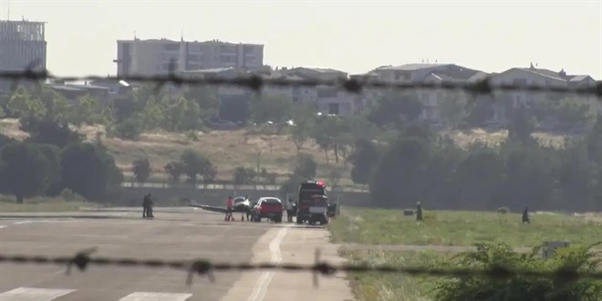 Yunuseli Havaalanı'nda gergin anlar!