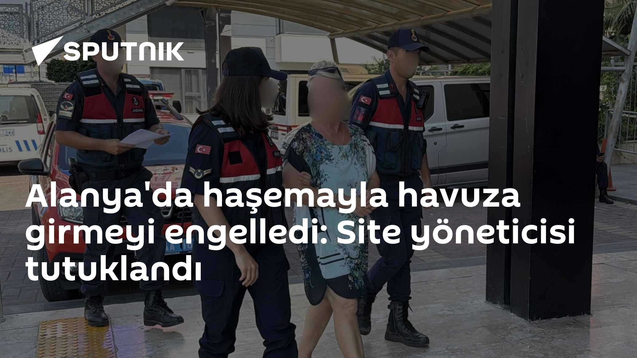 Alanya'da haşemayla havuza girmeyi engelledi: Site yöneticisi tutuklandı