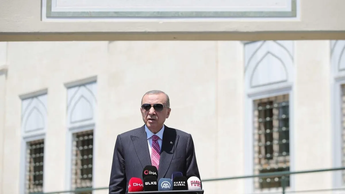 Başkan Erdoğan cumayı Hz. Ali Camisi'nde kıldı