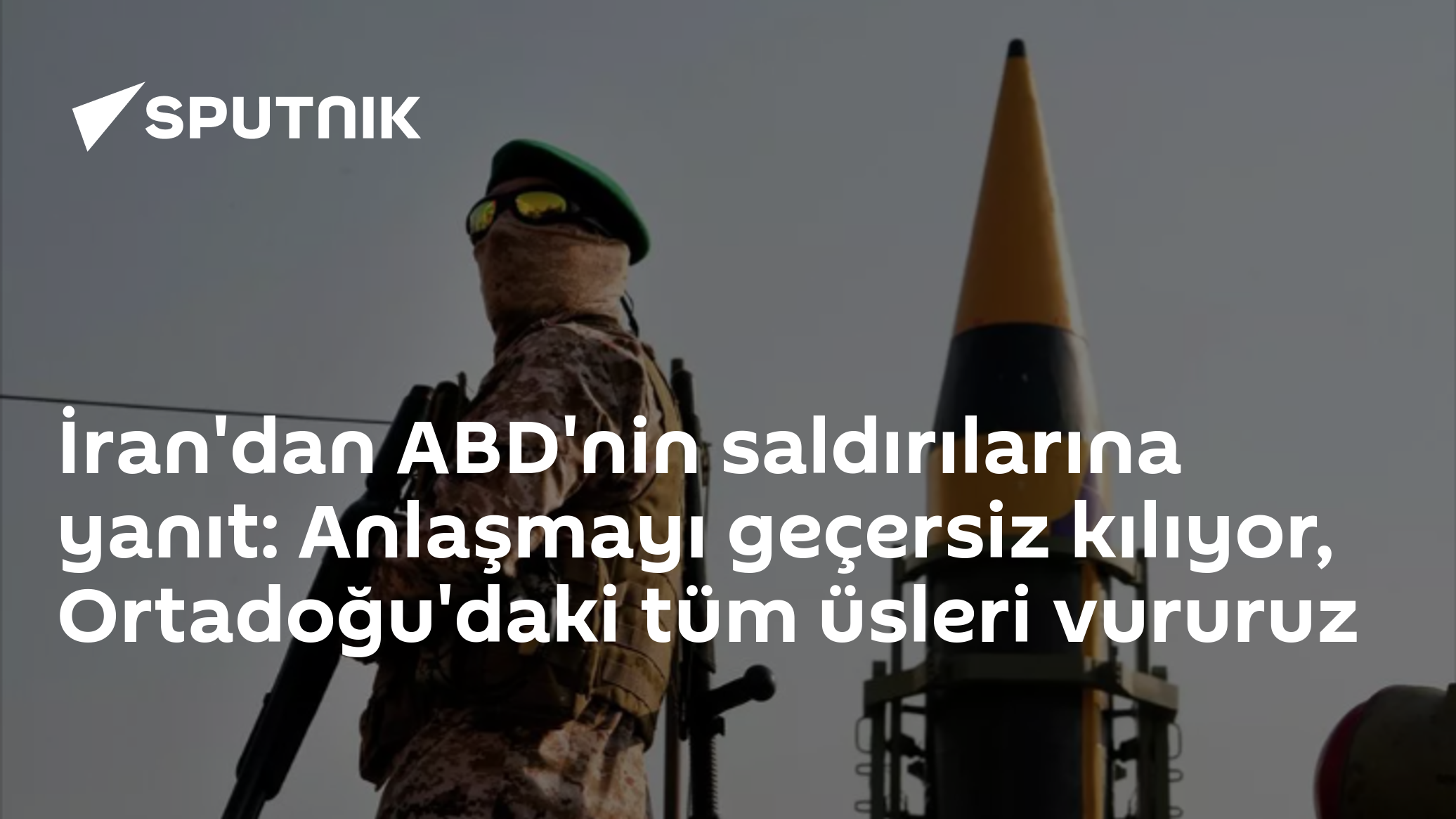 İran'dan ABD'nin saldırılarına yanıt: Anlaşmayı geçersiz kılıyor, Ortadoğu'daki tüm üsleri vururuz