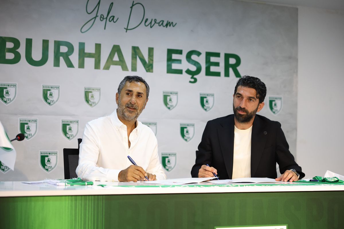 Bodrum FK, Burhan Eşer ile 2 yıllık sözleşme imzaladı