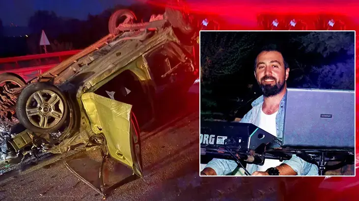 Çanakkale'de feci kaza! Otomobil takla attı, sürücü öldü