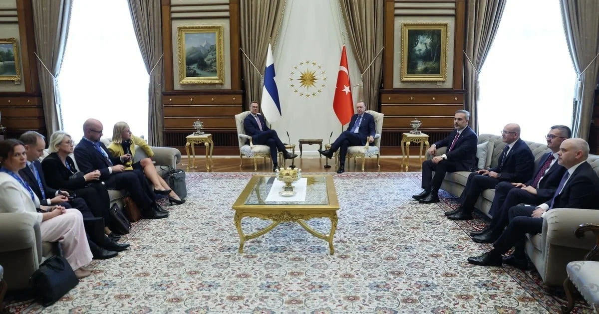 Erdoğan, Finlandiya lideri Stubb'u Külliye'de ağırladı: Masada NATO ve Gazze vardı