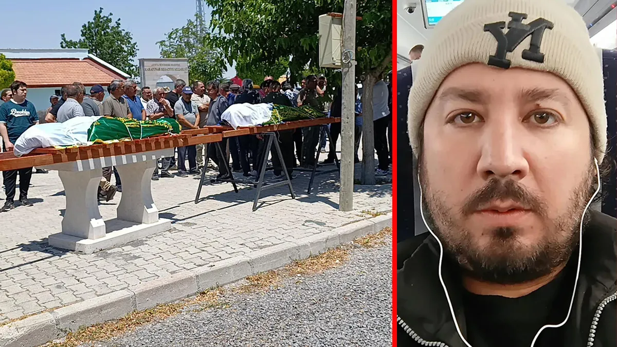 Konya’da üvey oğlu tarafından kızıyla beraber vahşice katledilmişti! Dursuniye ve Esmanur Öztürk gözyaşlarıyla son yolculuğuna uğurlandı