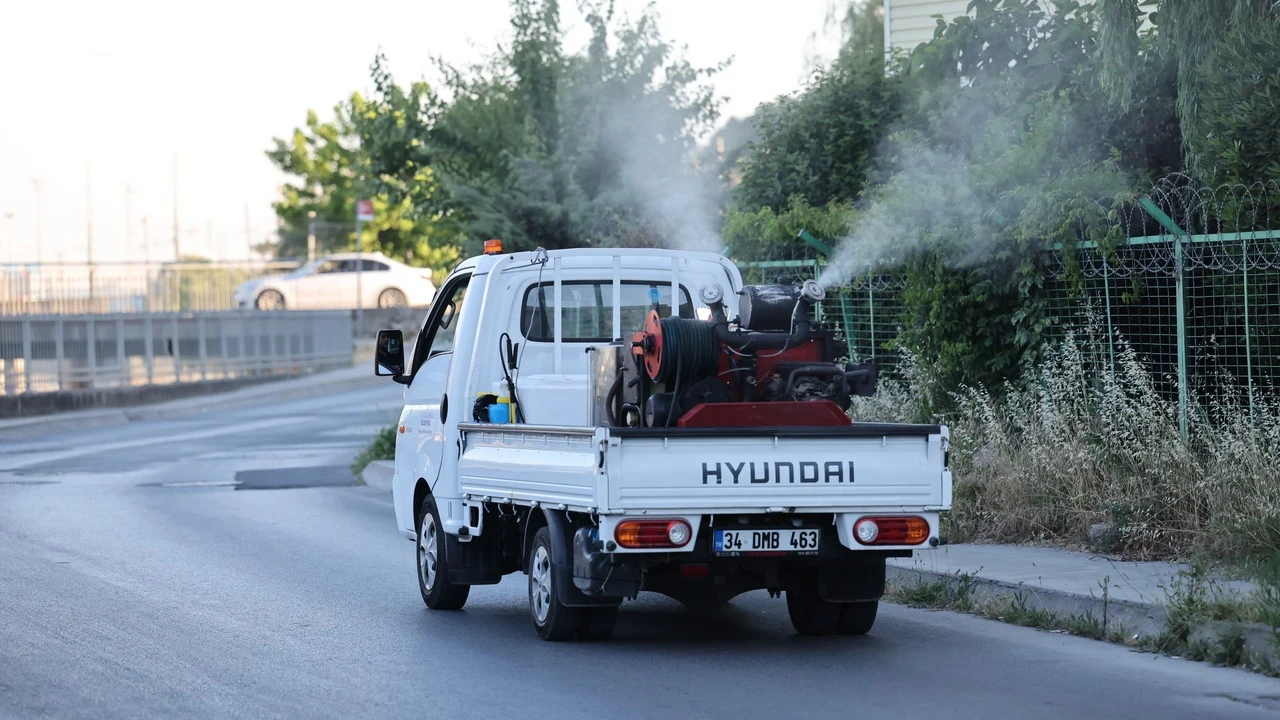 Küçükçekmece'de sivrisineklere karşı mücadele yoğunlaştı
