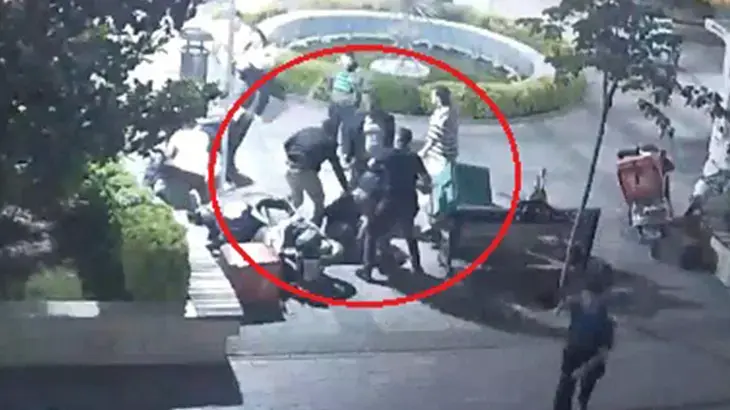 Bursa'da işverenler ile motokuryelerin kavgası kamerada! 10 gözaltı
