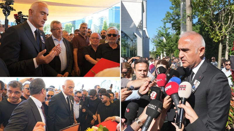 Bakan Ersoy'dan Kadir İnanır'a son veda: Yeşilçam'ın altın dönemine veda ediyoruz