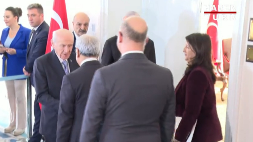 İmralı heyetinden Bahçeli'ye ziyaret
