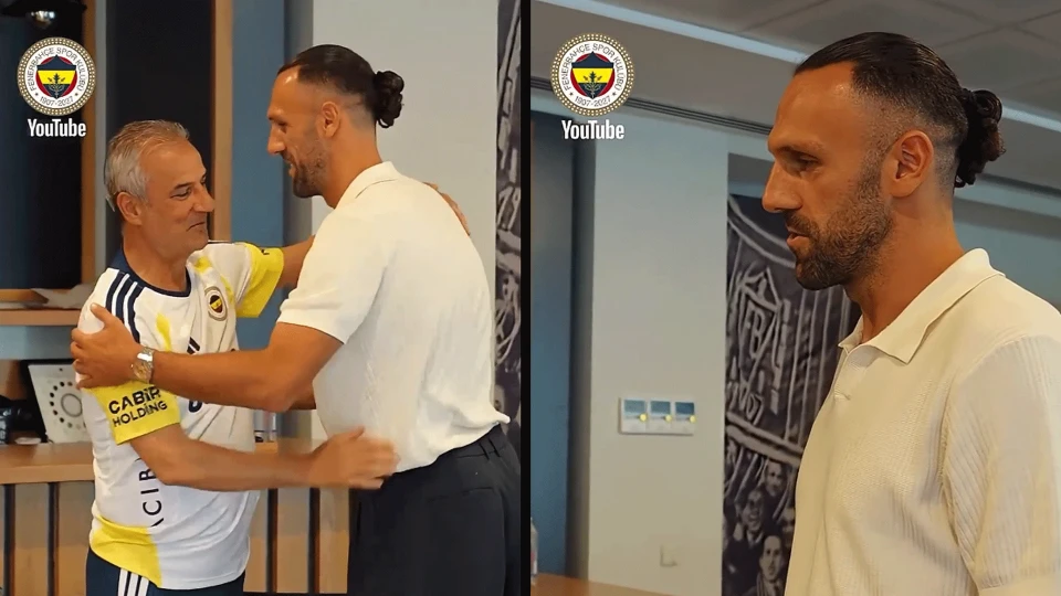İsmail Kartal ve Vedat Muriqi bir araya gelerek şampiyonluk sözü verdi