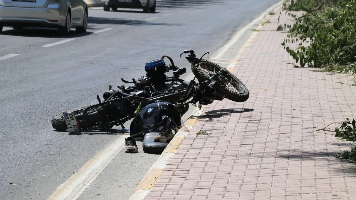 Karaköprü’de korkunç kaza: Motosiklet sürücüsü öldü