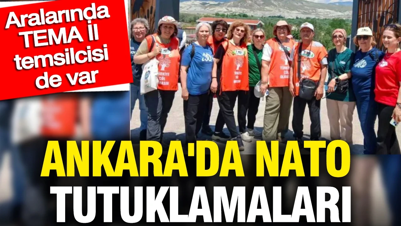 Ankara'da NATO tutuklamaları: Aralarında TEMA İl temsilcisi de var