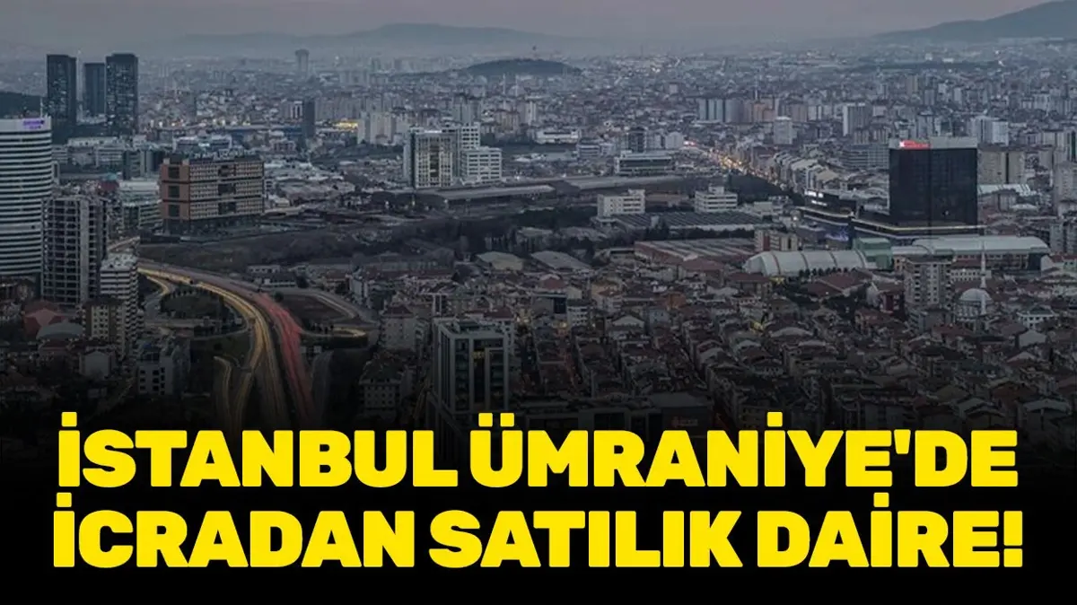 İstanbul Ümraniye'de icradan satılık daire!