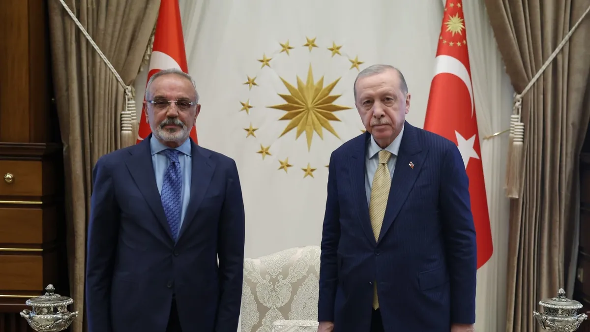 Başkan Erdoğan DEM'li Sırrı Sakık'ı kabul etti