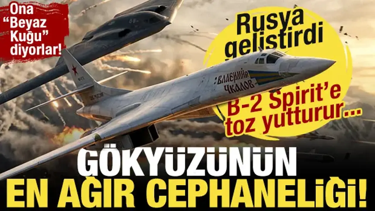 B-2 Spirit'e toz yutturur! Ona 'Beyaz Kuğu' diyorlar: Gökyüzünün en ağır füze cephaneliği