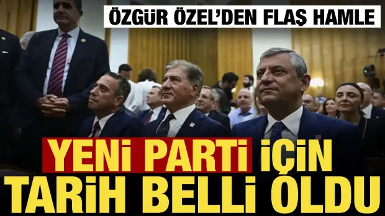 Özgür Özel yeni parti için düğmeye bastı! Kuruluş tarihi netleşti